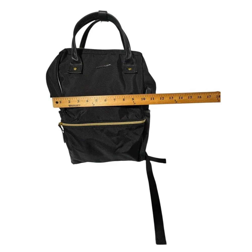 Kroser Unisex Large Black Laptop Tablet Backpack  w/Charging Port Work Travel